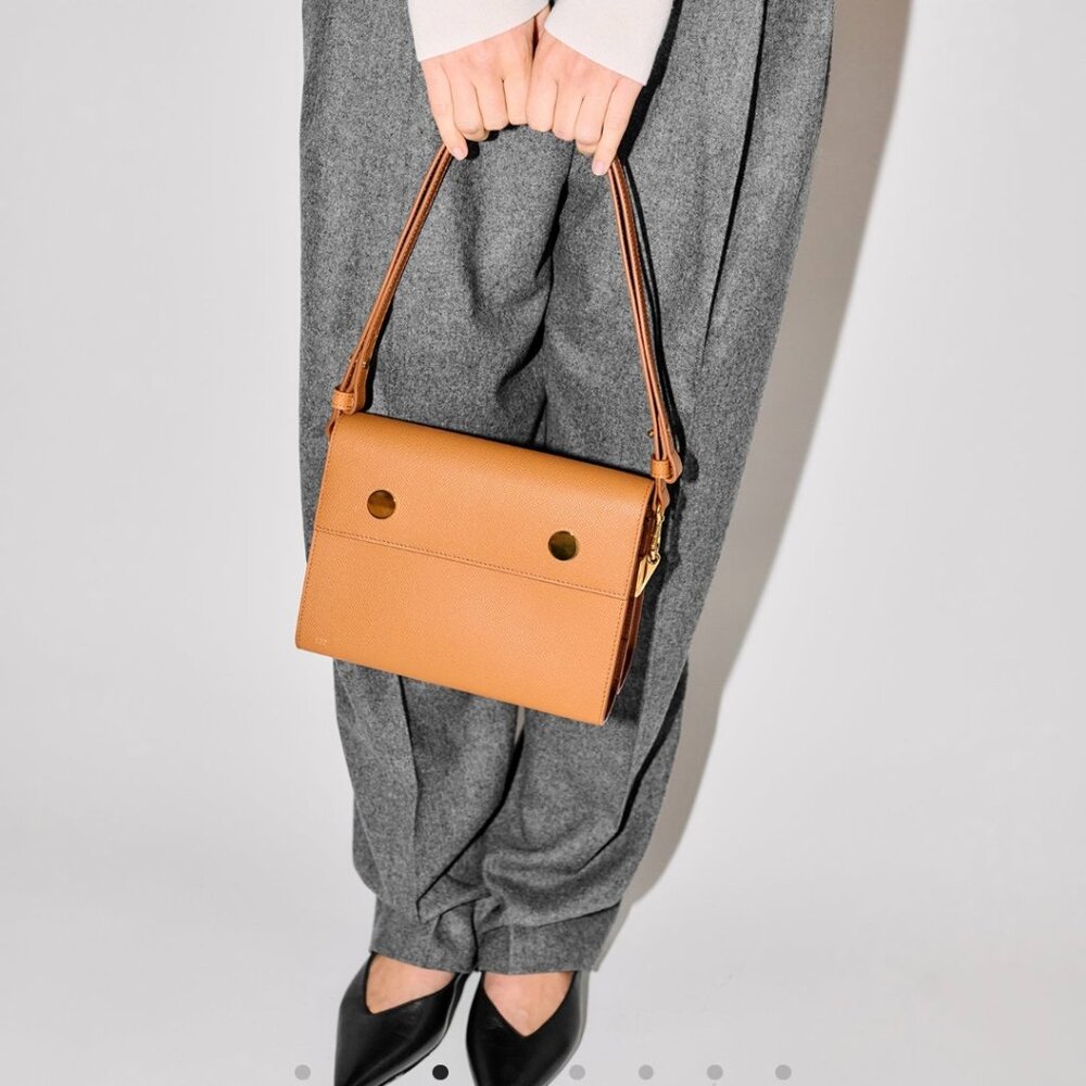 RSVP Paris Duo bag in grained cognac - Picture 4 of 16